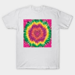 colorful tie dye circle T-Shirt